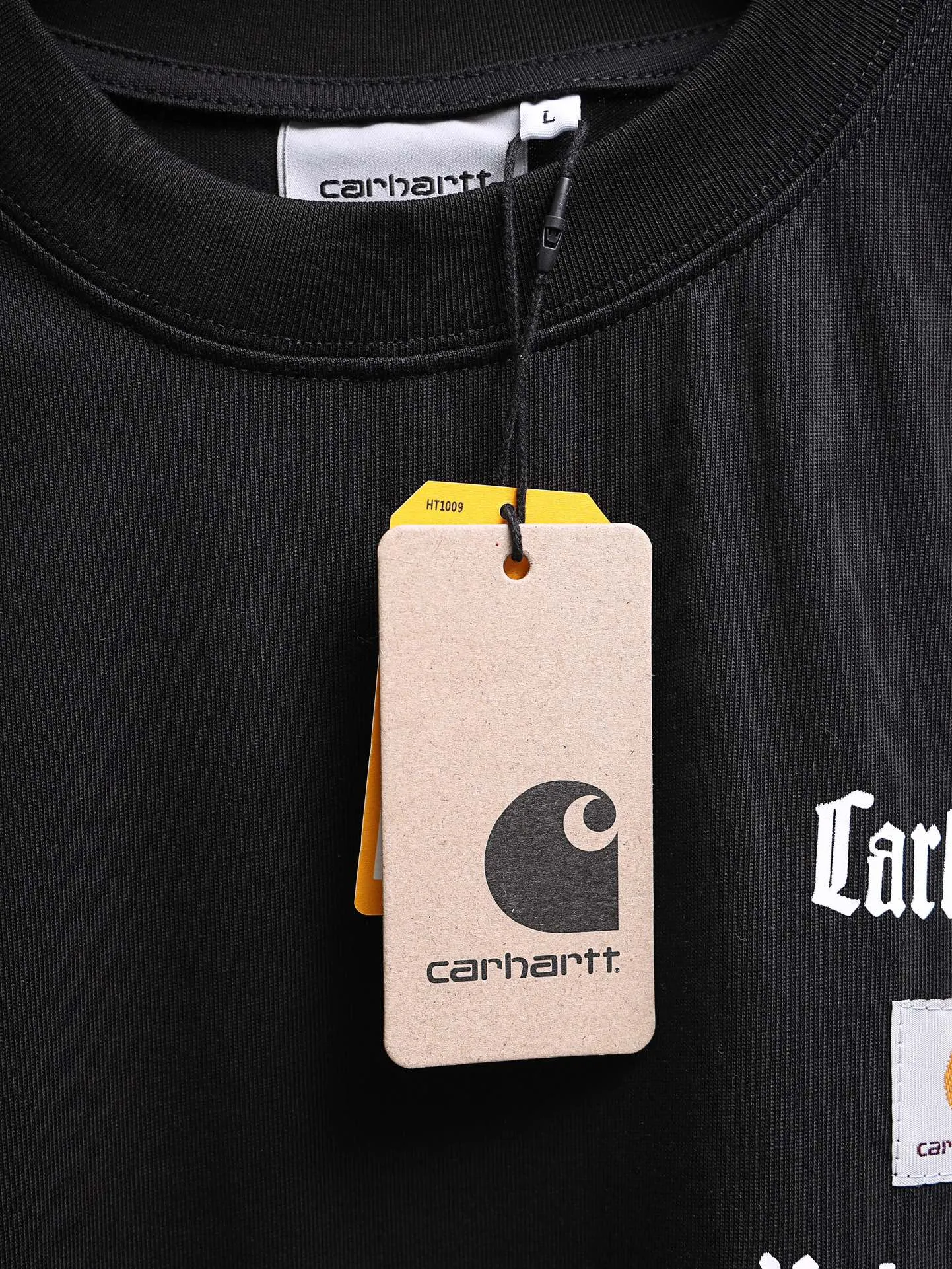 Carhartt 2꯭0꯭2꯭6 new spring and summer models ❤️ original ⌚️ high version Carhartt fabric is made of high-density pure cotton, does not deform or shrink. Process introduction: double-line movement. The chest logo uses high-quality printing technology + small label. Color: Black SIZE: M-XXL